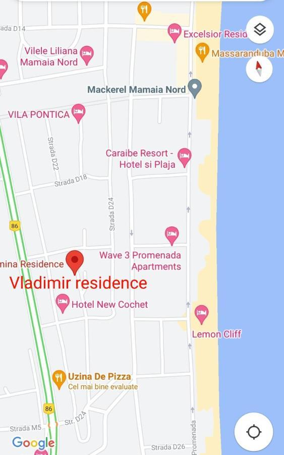 Vladimir Residence Mamaia Nord Неводарі Екстер'єр фото